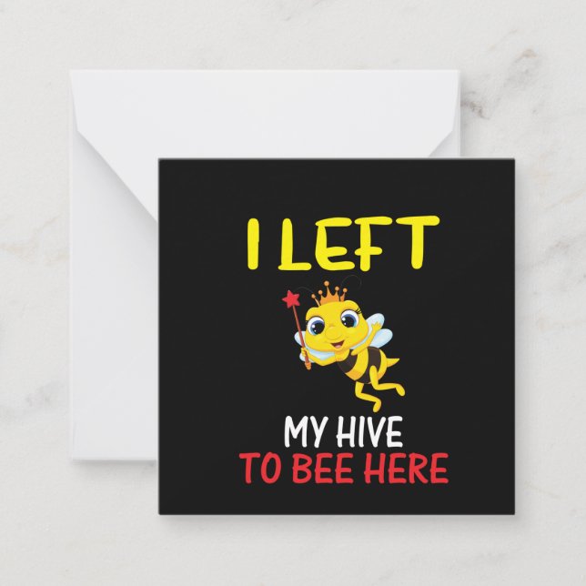 Beekeeper Art My Hive To Bee Here Card (Front)