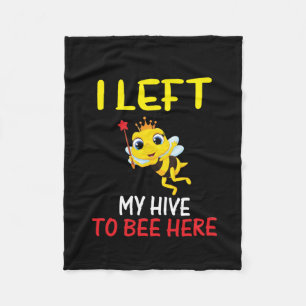 Beekeeper Art My Hive To Bee Here Fleece Blanket