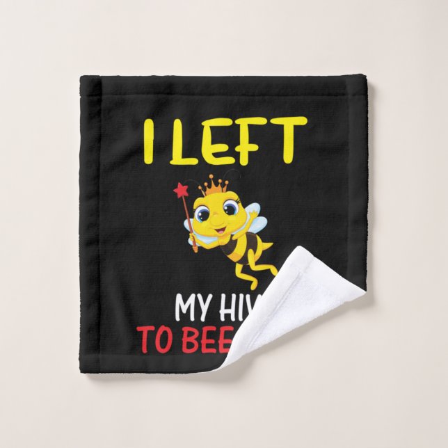 Beekeeper Art My Hive To Bee Here Wash Cloth (Wash Cloth)