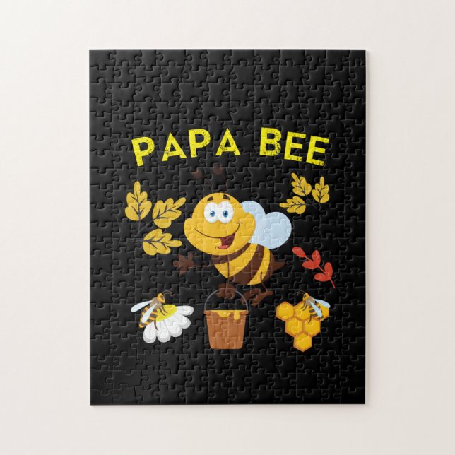Beekeeper Art Papa Bee Jigsaw Puzzle (Vertical)