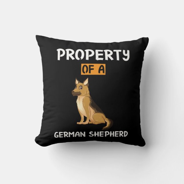 Beekeeper Art Property Of A German Shepherd Cushion (Front)