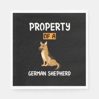 Beekeeper Art Property Of A German Shepherd Napkin