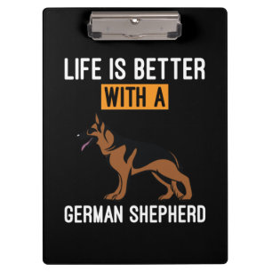 Beekeeper Art With A German Shepherd Clipboard