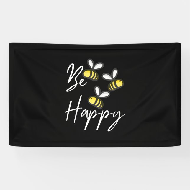 Beekeeper Be Happy Banner (Horizontal)