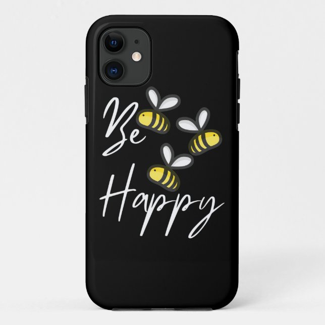Beekeeper Be Happy Case-Mate iPhone Case (Back)
