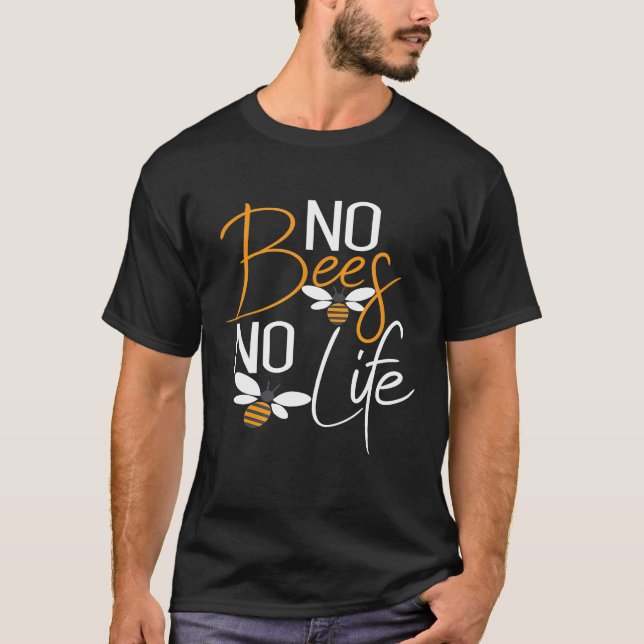 Beekeeper Bee Conservation Gift T-Shirt (Front)