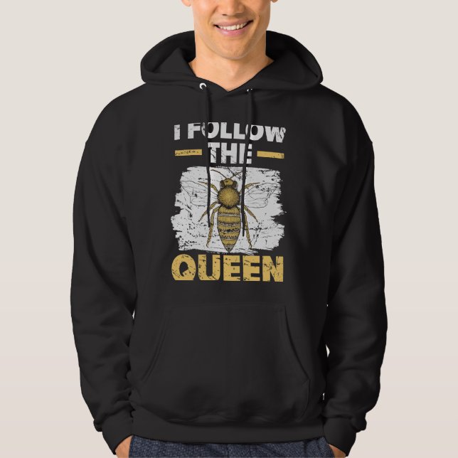 Beekeeper Beekeeping Apiarist Honeybee Bee Hoodie (Front)