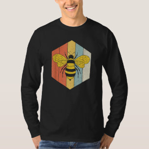 Beekeeper Beekeeping Bumblebee Vintage Retro Bees T-Shirt