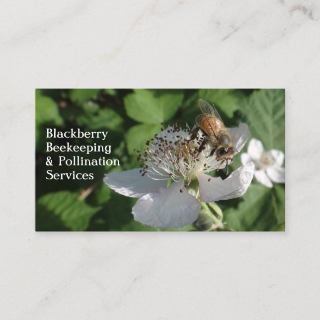 Beekeeper Blackberry Business Card (Front)