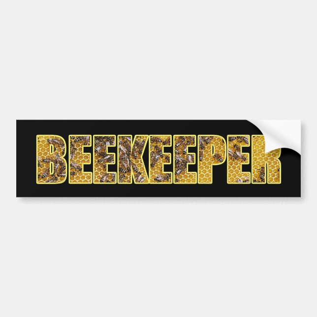 Beekeeper Bumper Sticker (Front)