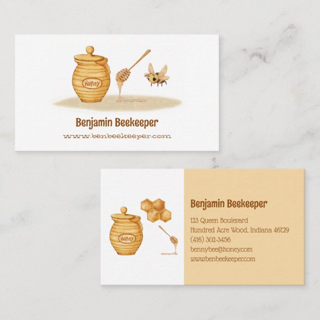 Beekeeper Business Card (Front/Back)