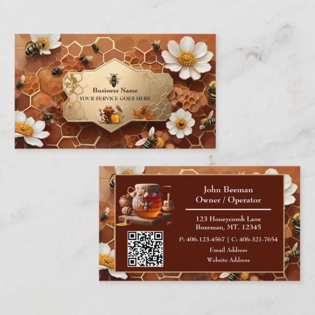 Beekeeper Business Card (Front/Back)