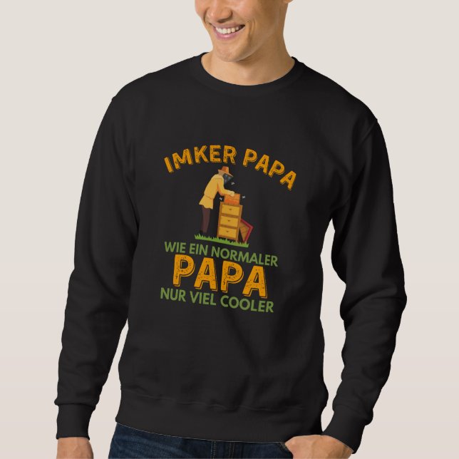 Beekeeper Dad Bee Beekeeping Honey Sweatshirt (Front)