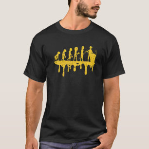 Beekeeper Evolution Beekeeping Honey Bees Queen Be T-Shirt