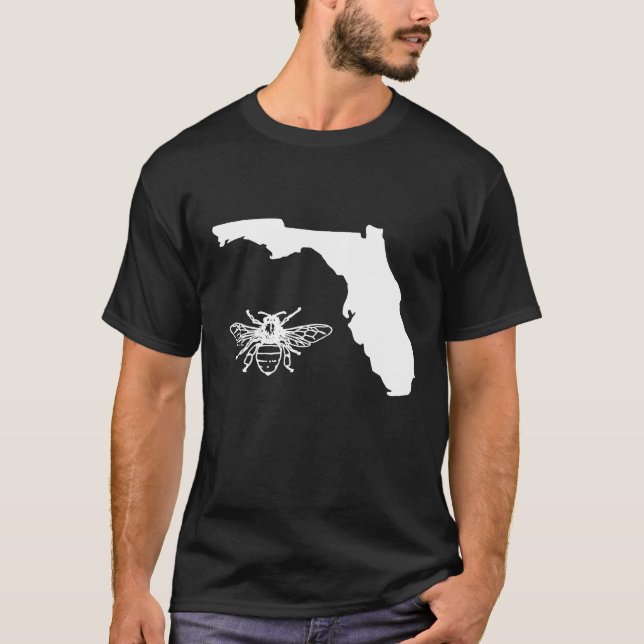 Beekeeper Florida Bee   Beekeeping T-Shirt (Front)