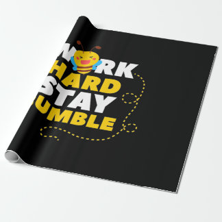 Beekeeper Gift | Bee Work Hard Stay Bumble Wrapping Paper