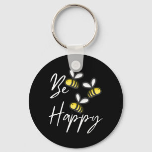 Beekeeper Gift Beekeeper Be Happy Key Ring