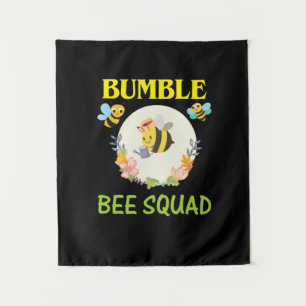 Beekeeper Gift Bumble Bee Squad Tapestry