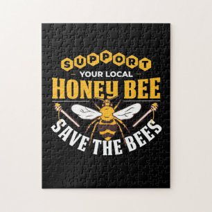 Beekeeper Gift Honey Bee Save The Bees Jigsaw Puzzle
