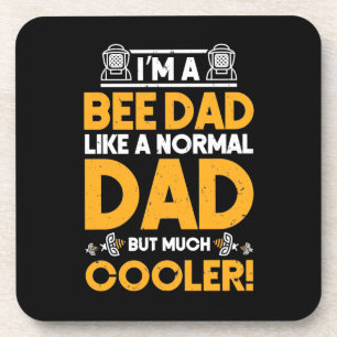Beekeeper Gift   I Am A Bee Dad Coaster
