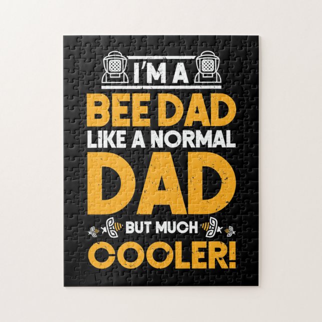 Beekeeper Gift | I Am A Bee Dad Jigsaw Puzzle (Vertical)