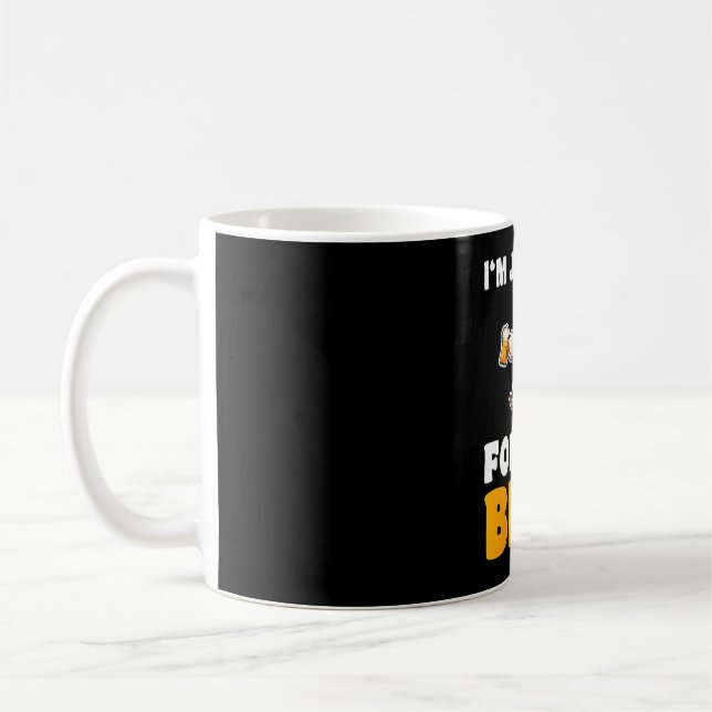 Beekeeper Gift | I Am Just Here For The Bees Coffee Mug (Left)