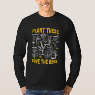 Beekeeper Gift   Plans These Save The Bees T-Shirt