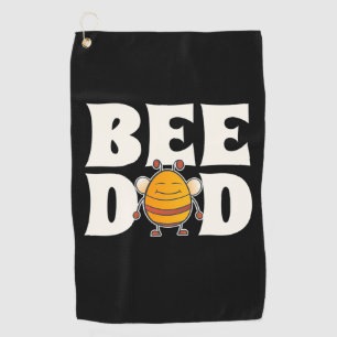 Beekeeper Gift Proud Bee Dad Golf Towel