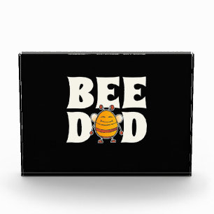Beekeeper Gift   Proud Bee Dad Photo Block