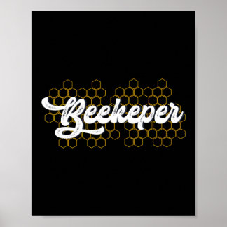 Beekeeper Honey Bee Poster