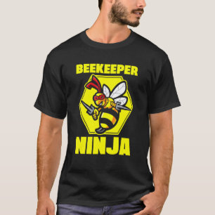 Beekeeper Ninja Beekeeping Honeybee T-Shirt