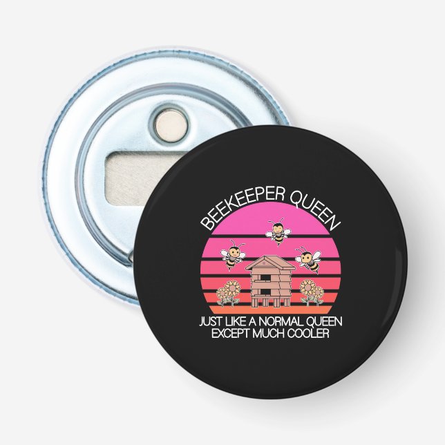 Beekeeper Queen Bottle Opener (Front)