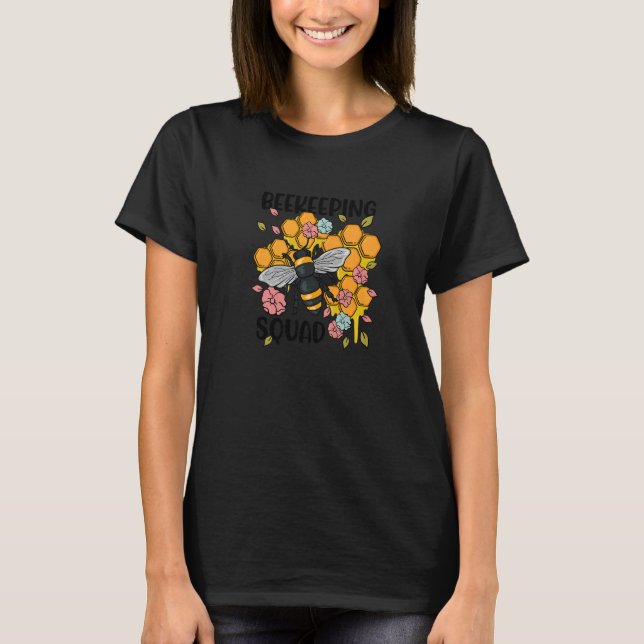 Beekeeper Squad Honey Wildlife Beekeeping   T-Shirt (Front)