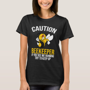 Beekeeper Suit Bee Natural Beekeeping Supplies T-Shirt