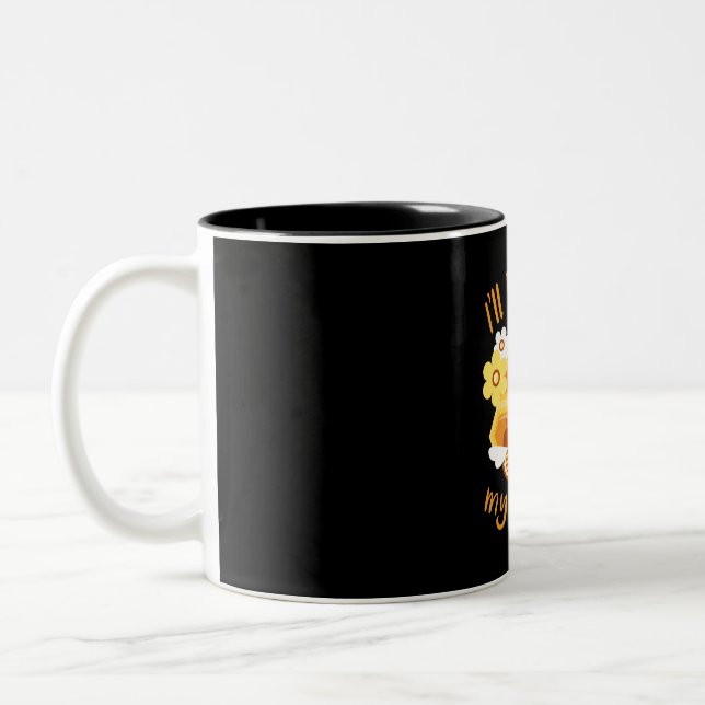 Beekeeper Will Be With My Honeys Two-Tone Coffee Mug (Left)
