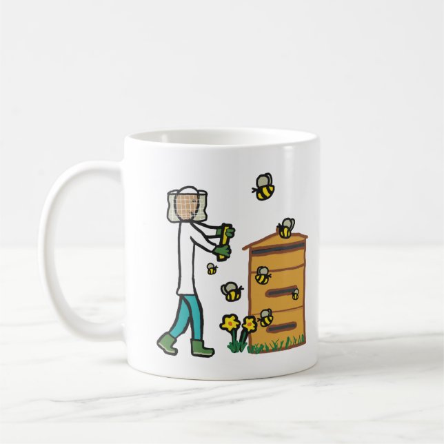 Beekeeping Coffee Mug (Left)
