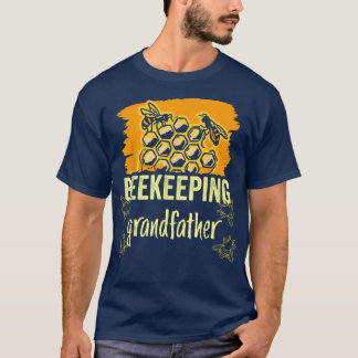 Beekeeping Grandfather Bees Sayings Beekeeper Hobb T-Shirt