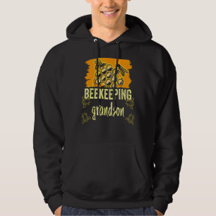Beekeeping Grandson Beekeeper Sayings Hobby Bees Hoodie