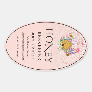 Beekeeping Honey Labels | Honeybee & Honeycomb Des