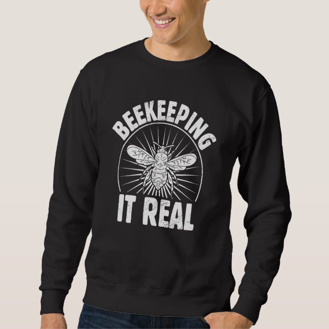Beekeeping   Honey Making Business Buzzing Bees Hi Sweatshirt (Front)