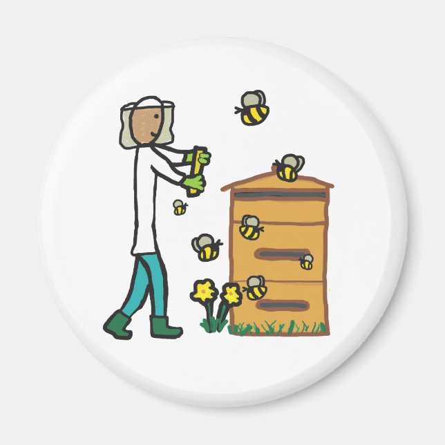 Beekeeping Magnet (Front)