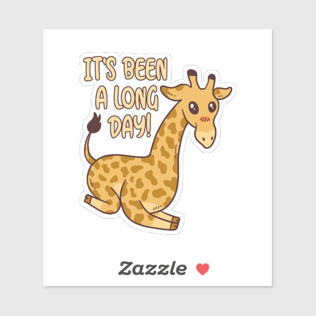 Been A Long Day Giraffe (Sheet)