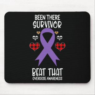 Been There Survivor Beat That Overdose Awareness R Mouse Pad