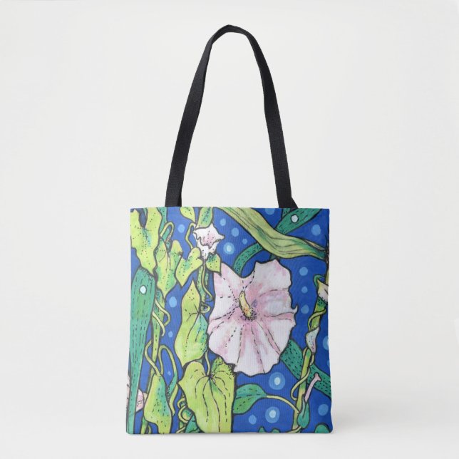 Beendweed Reed Summer Wildflowers Floral Painting  Tote Bag (Front)