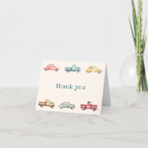 Beep Beep Beep Folded Thank You Card