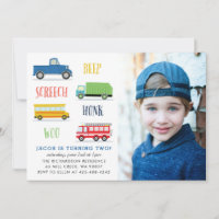 Beep honk woo photo birthday party Photo
