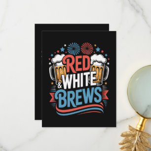Beer 4th of July Thank You Card
