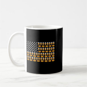 Beer Aamerican Flag Patriotic Drinking 4th Of July Coffee Mug