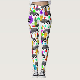 Beer And Badgers Novelty Leggings