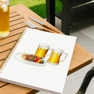 Beer And Barbecue Spiral Planner
